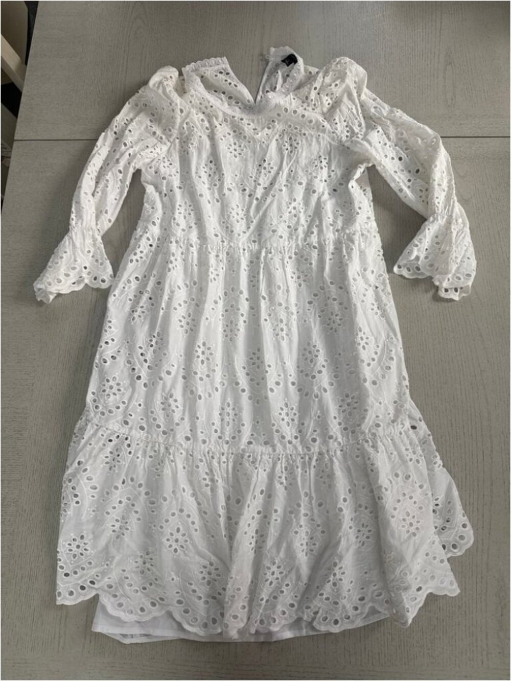 White Eyelet Lace Dress Balletcore Fairycore Etheral